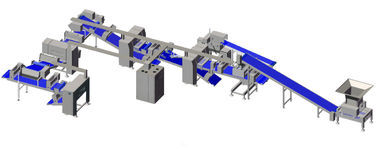 China 3D que tira o rolo resistente da massa, projeto modular do equipamento de Sheeter da massa de pastelaria fábrica