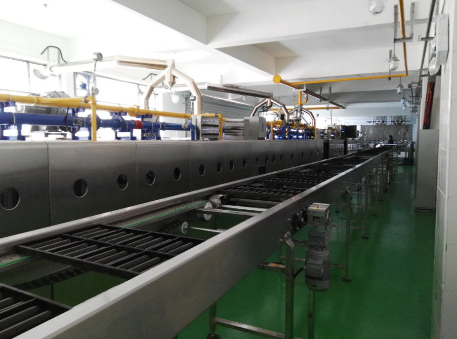 Pão árabe alto da durabilidade que faz a máquina com forno e sistema de refrigeração de túnel fornecedor